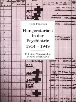 cover image of Hungersterben in der Psychiatrie 1914-1949